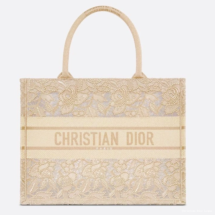 Cheap Dior D-Lace Tote Beige Motif Book Macrame Canvas 0809 Luxury